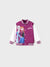 Disney Frozen Toddler Girl Elsa & Anna Snap Button Closure Colorblock Jacket Deep Magenta