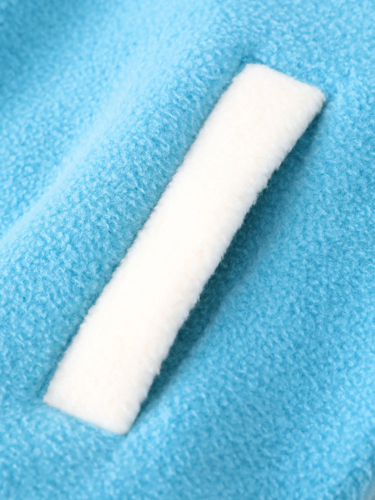 Disney Frozen Toddler Girl Elsa Character Print Colorblock Bomber Jacket Light Blue