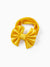 Bandeaux à nœud papillon de couleur unie pour filles, jaune