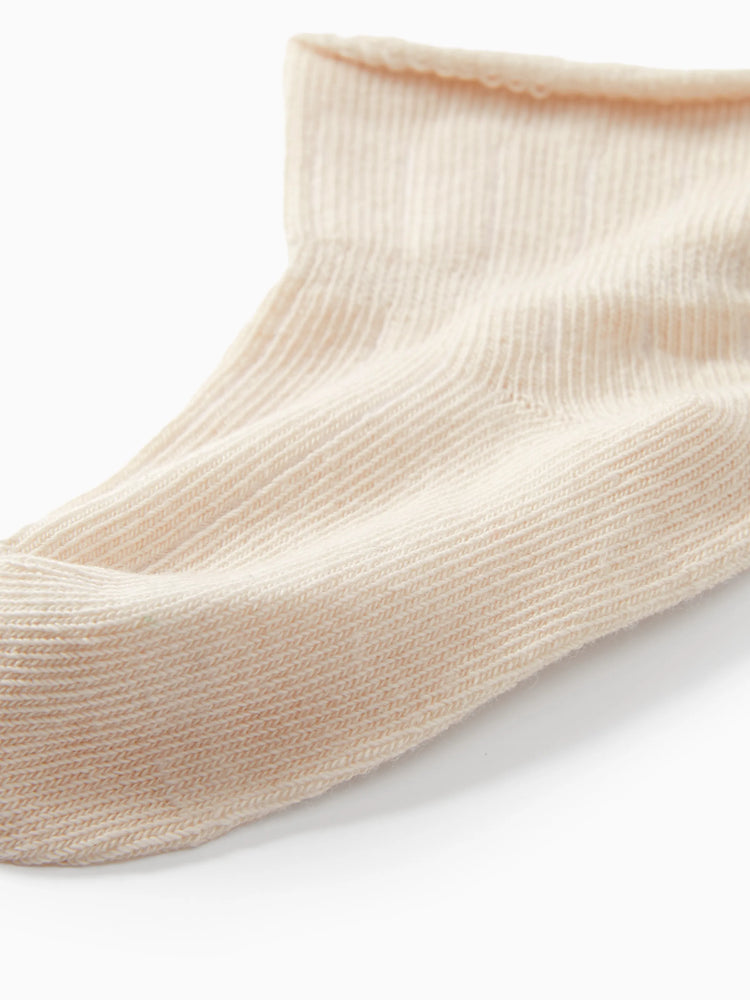 Lot de 5 paires de chaussettes unies décontractées multicolores pour bébé/jeune enfant