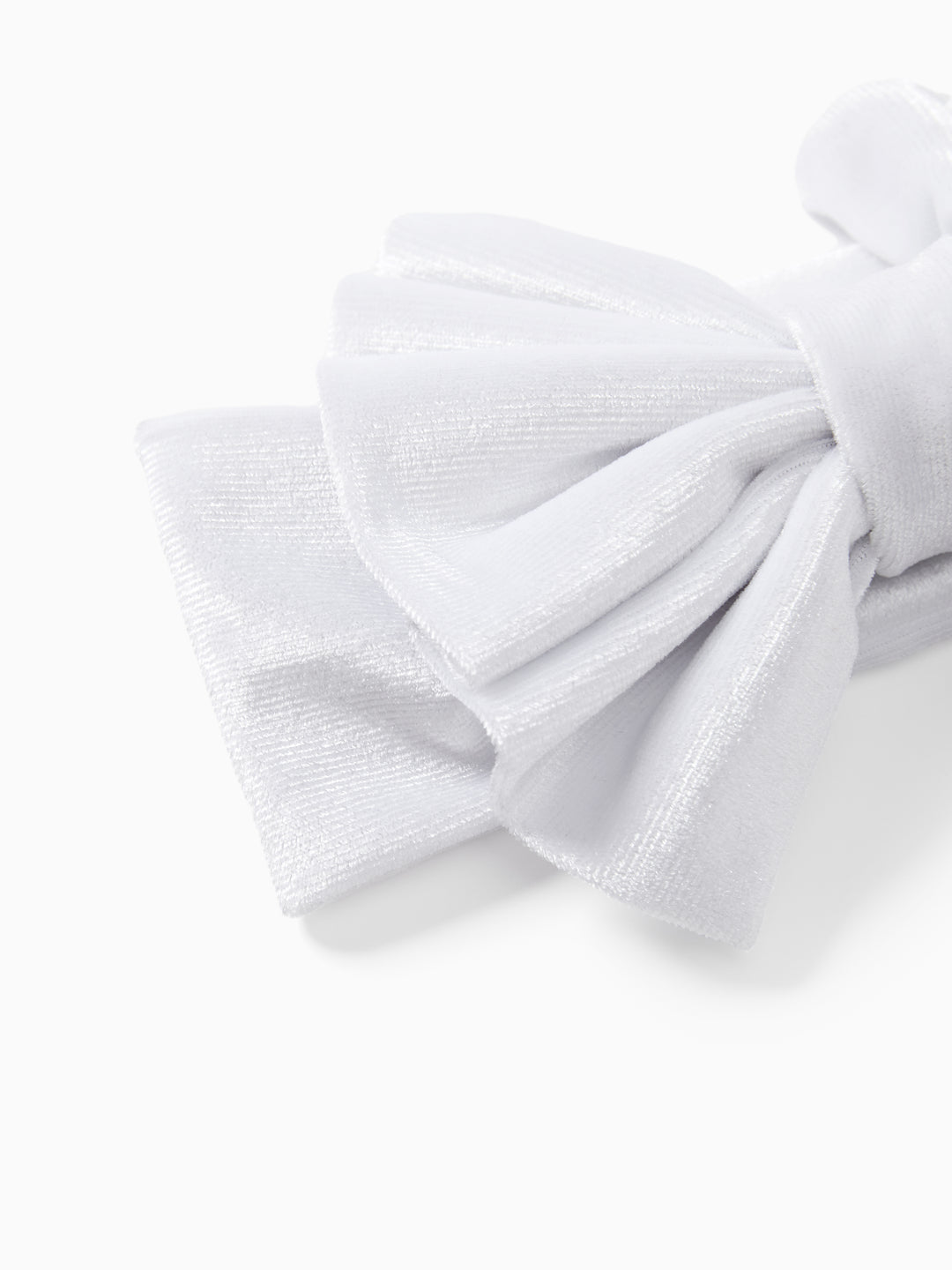 Diademas con lazo de color liso para niñas blancas