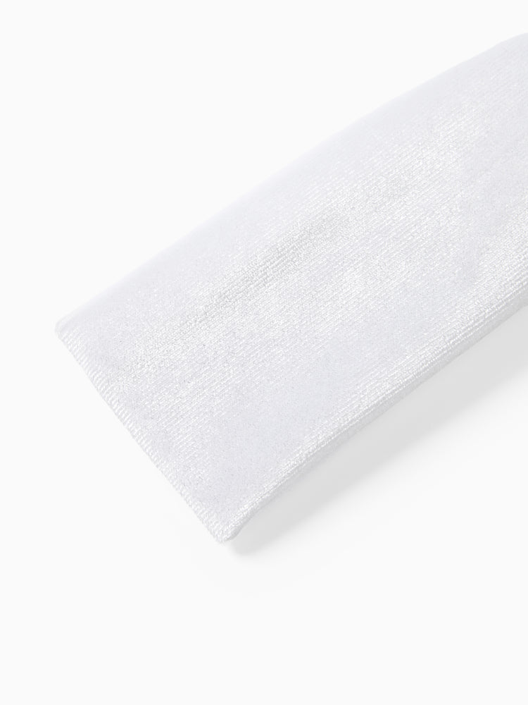 Solid Color Bowknot Headbands for Girls White