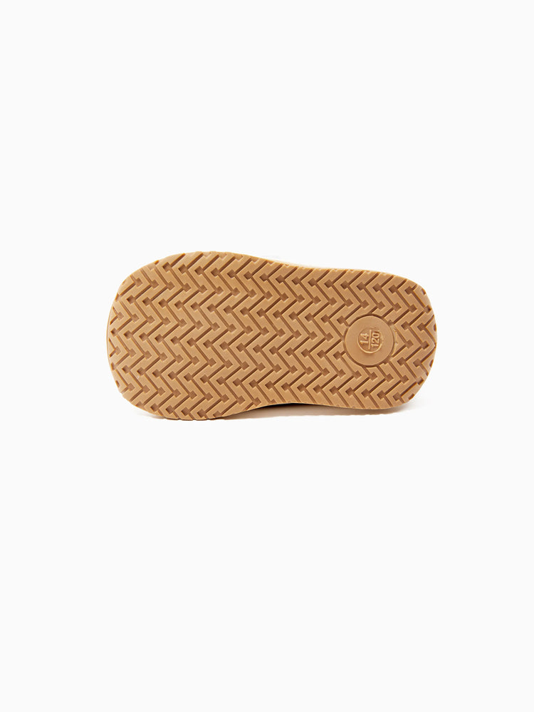 Chaussures décontractées à fermeture velcro pour petite fille, grises