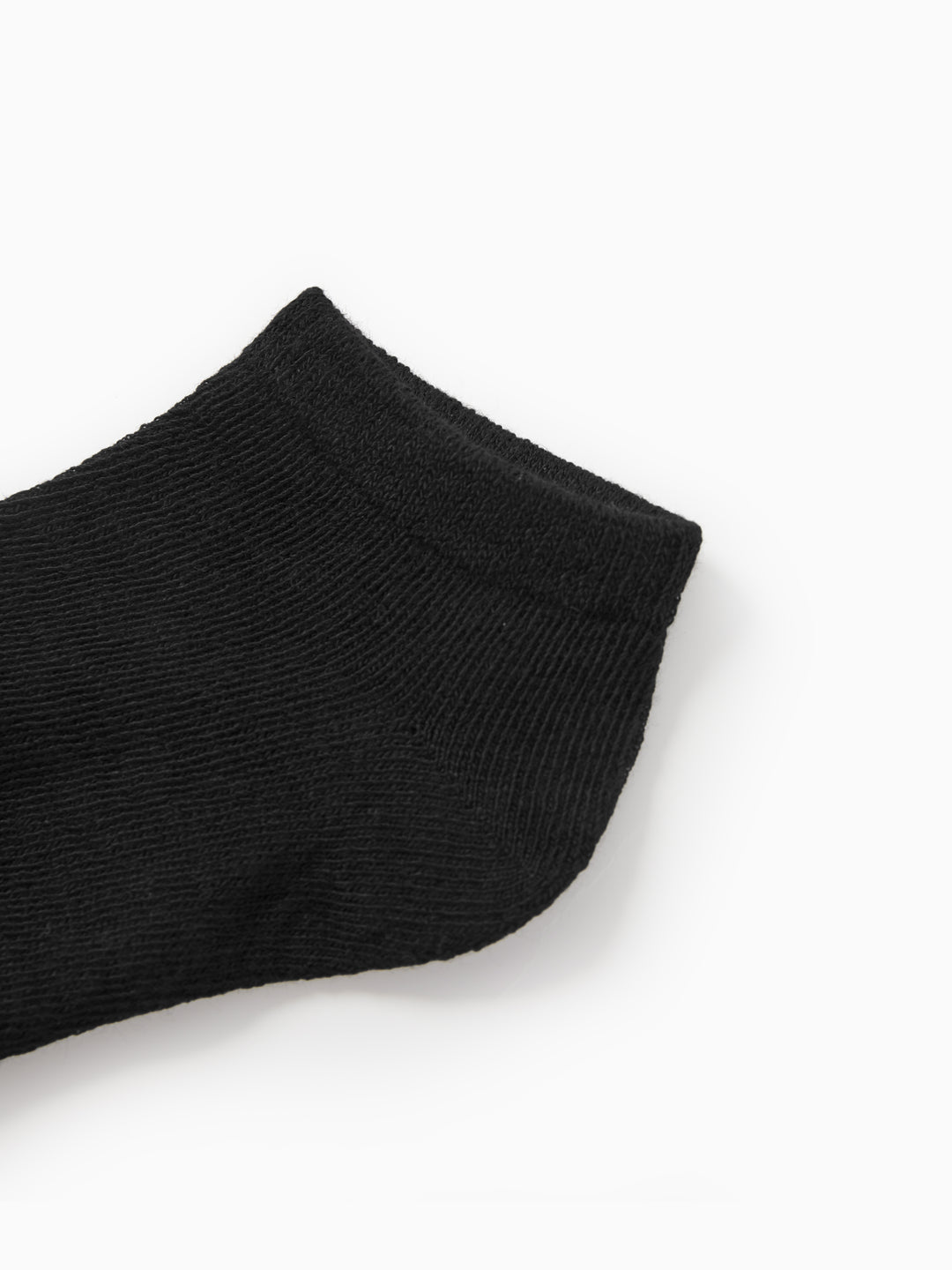 5 pares de calcetines negros lisos para bebé/niño/niña