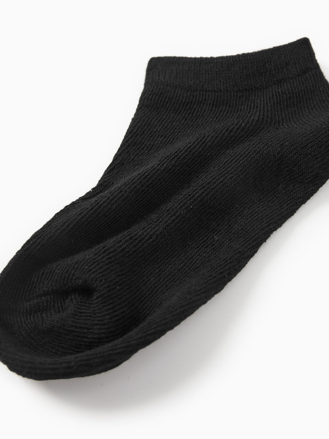 5 pares de calcetines negros lisos para bebé/niño/niña