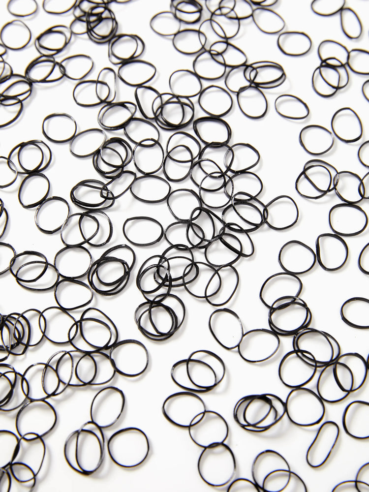 Lot de 500 bandeaux basiques pour fille, adulte et enfant, noir