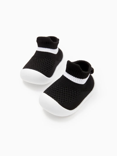 Chaussures de marche antidérapantes décontractées pour bébé/enfant en bas âge, noires