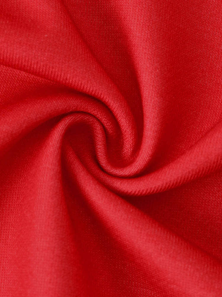 Disney Mickey and Friends Toddler/Kids Girl Minnie Mouse Christmas Colorblock Bomber Jacket Red