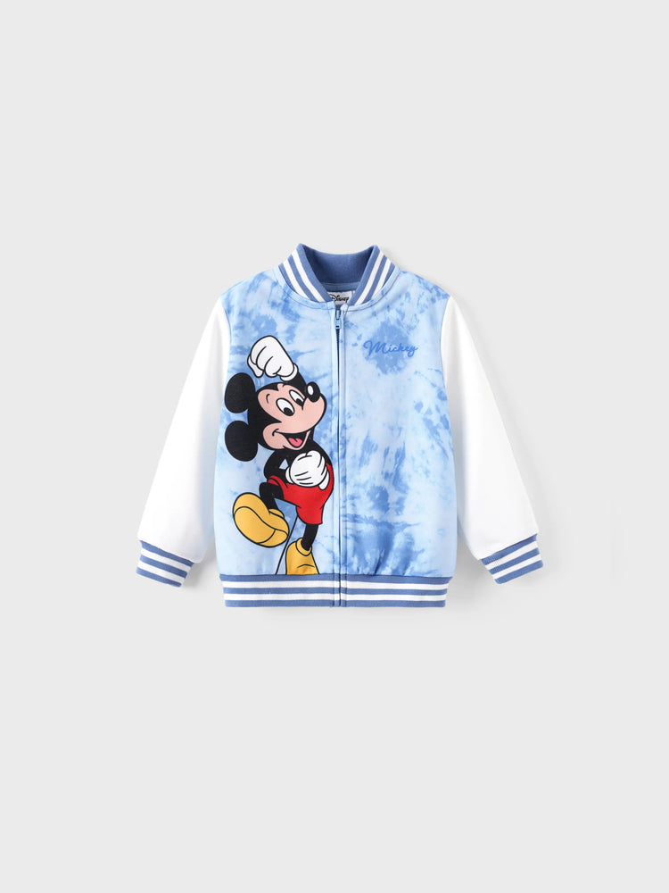 Disney Mickey and Friends Toddler/ Kid Mickey Mouse Polka Dot Bomber Jacket Blue
