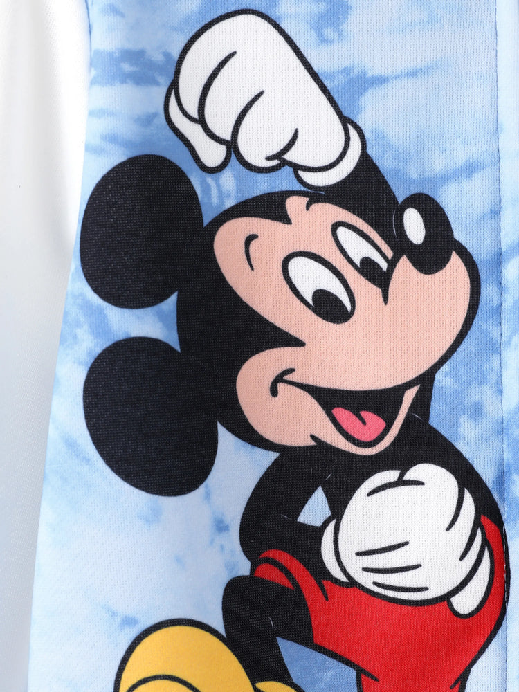 Disney Mickey and Friends Toddler/ Kid Mickey Mouse Polka Dot Bomber Jacket Blue