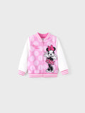 Disney Mickey and Friends Toddler/ Kid Minnie Mouse Polka Dot Bomber Jacket Hot Pink