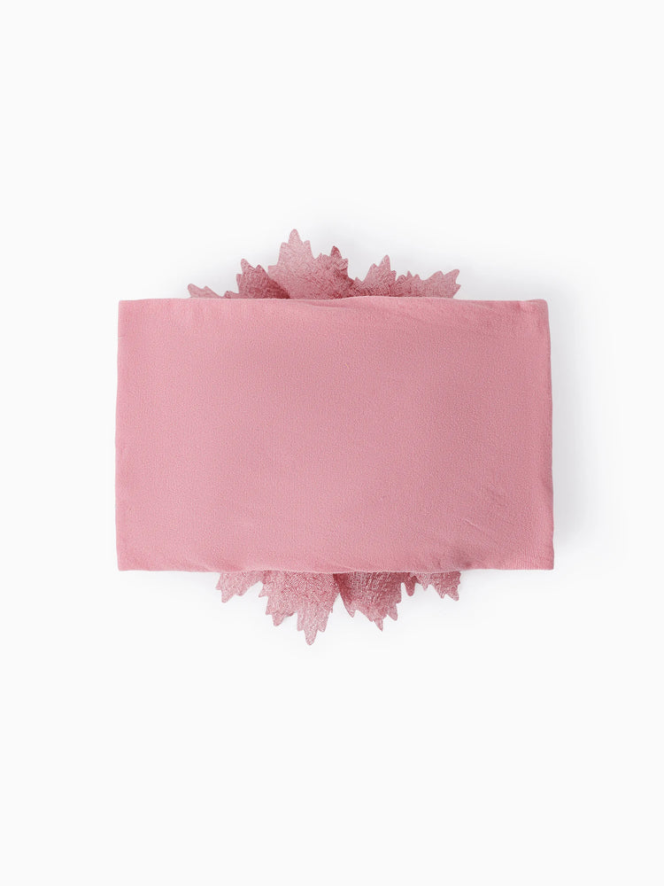 Bandeau à fleurs rose foncé pour bébé/petite fille