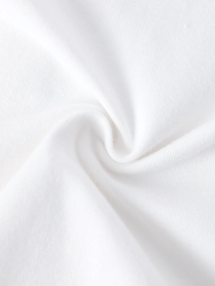 Barbie Toddler Girl 2pcs Cotton Crepe Long-sleeve Top and Printed Pants Sets White