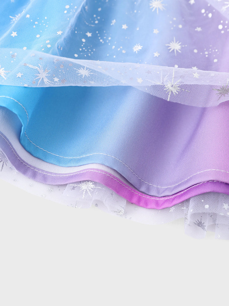 Barbie Toddler Girl 2pcs Cotton Crepe Long-sleeve Top and Printed Pants Sets White