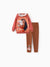 Disney Princess Toddler Girl Moana Hoodie Sweatshirt and Leggings Set Brown