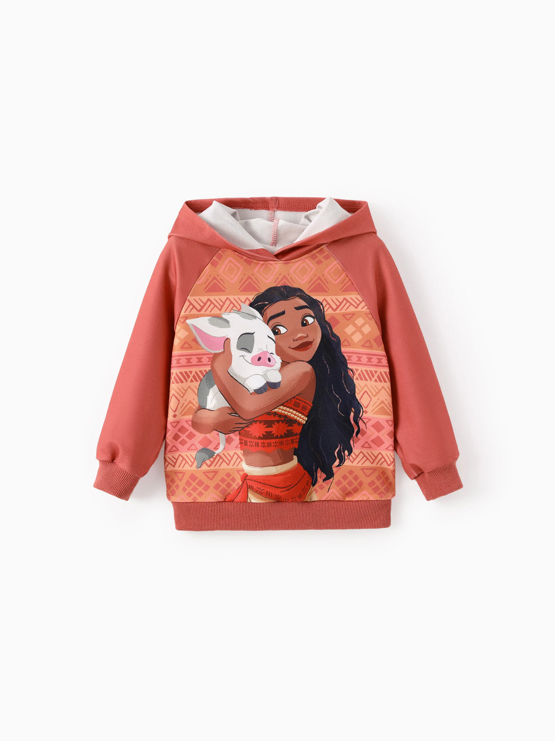 Disney Prinzessin Kleinkind Mädchen Rapunzel Kapuzenpullover Sweatshirt und Leggings Set braun