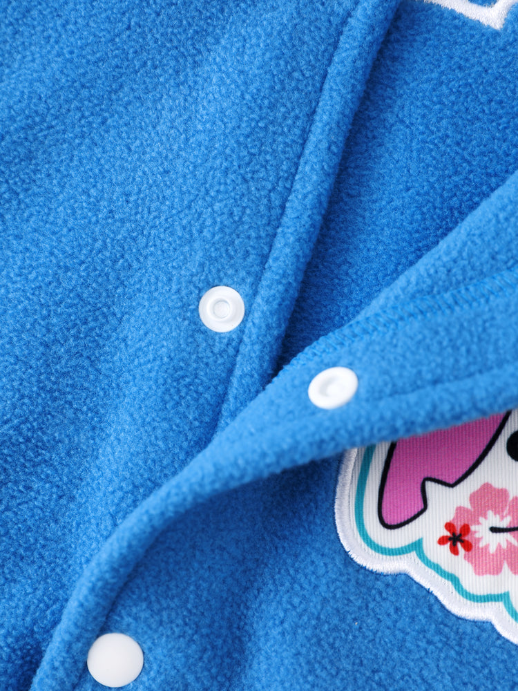 Disney Stiich Toddler/Kid Boy Polarfleece Bomber jacket Blue