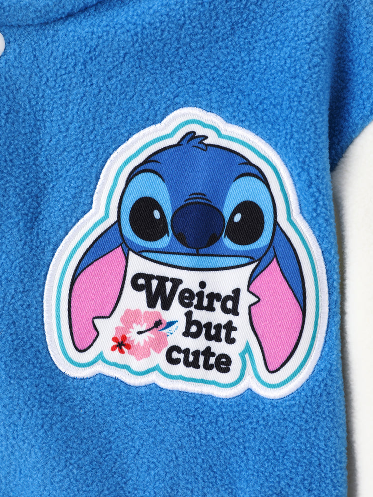 Disney Stiich Toddler/Kid Boy Polarfleece Bomber jacket Blue