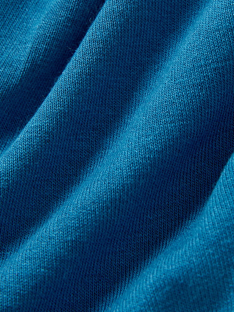 Bonnet de nouveau-né à nœud solide pour bébé/enfant, bleu