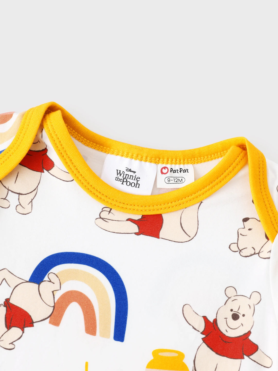 Disney Winnie the Pooh Baby Girl Organic Cotton Jumpsuit Yellow