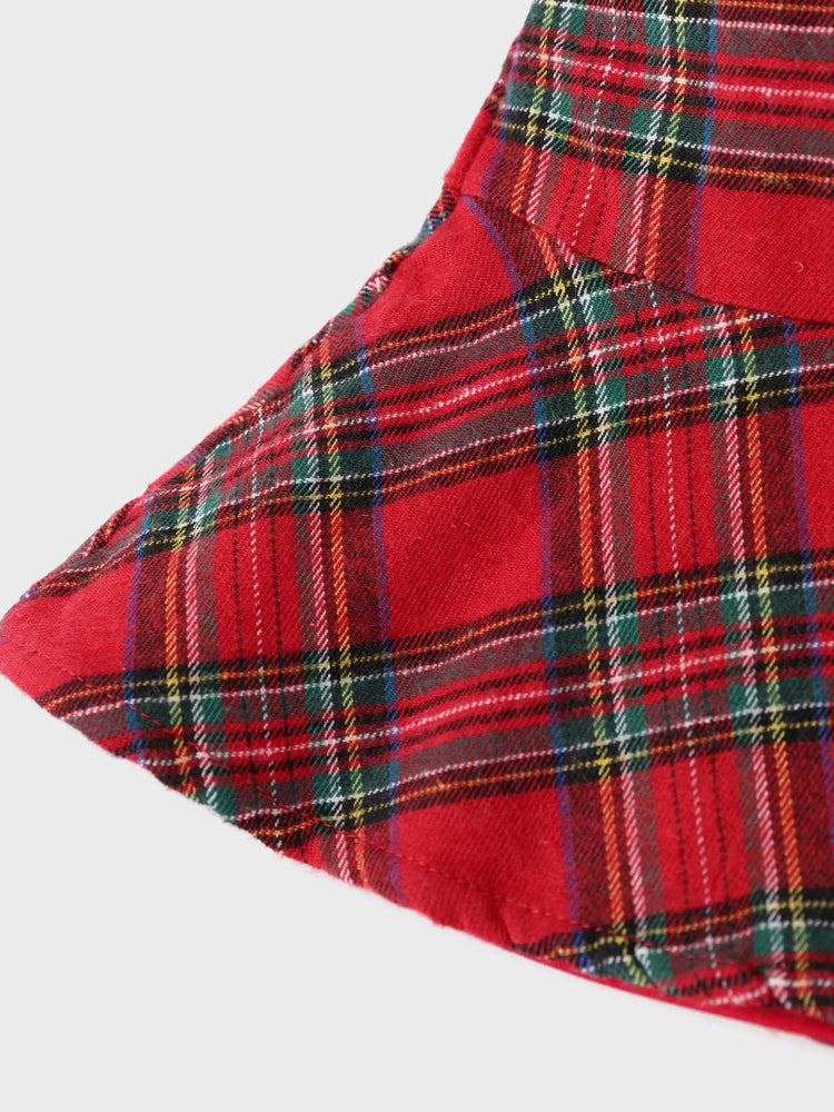 Disney Mickey and Friends Toddler Girl 2pcs Mickey Mouse Cotton Long-sleeve Top And Tweed Bowknot Skirt Set Beige