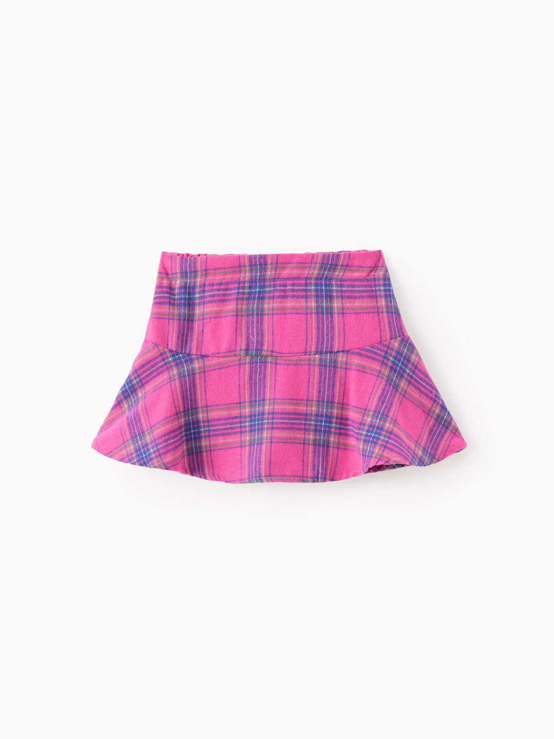 Ensemble 2 pièces pour petite fille Disney Mickey et ses amis : haut à manches longues en coton imprimé Minnie et jupe en tweed à nœud papillon, rose vif
