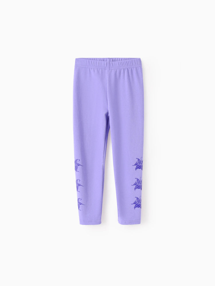 Ensemble sweat à capuche et leggings Disney Princess Raiponce pour petite fille, violet