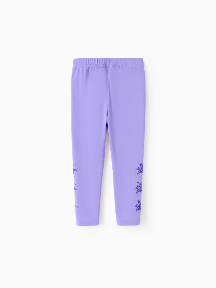 Ensemble sweat à capuche et leggings Disney Princess Raiponce pour petite fille, violet