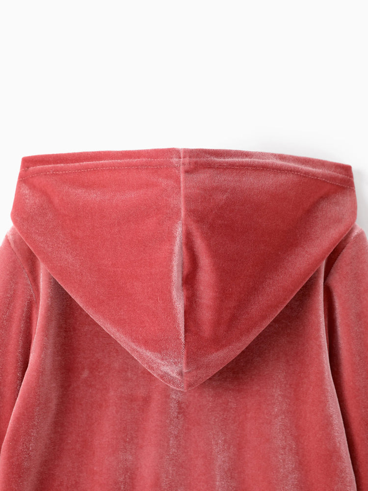 Disney Princess Toddler Girl Ariel 2pcs Fleece Sweatshirt and Flared Pants Set Coral