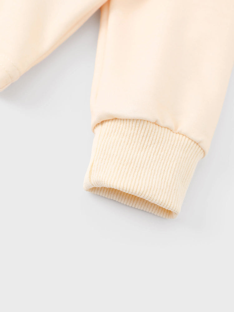 Ensemble 2 pièces princesse Disney pour petite fille, jupe à carreaux à manches longues Moana, couleur abricot