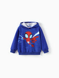 Marvel Toddler/Kids Boy Spider-Man Hooded Sweatshirt Blue
