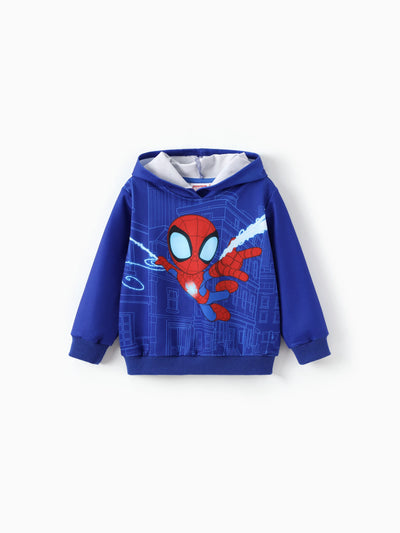 Marvel Toddler/Kids Boy Spider-Man Hooded Sweatshirt Blue