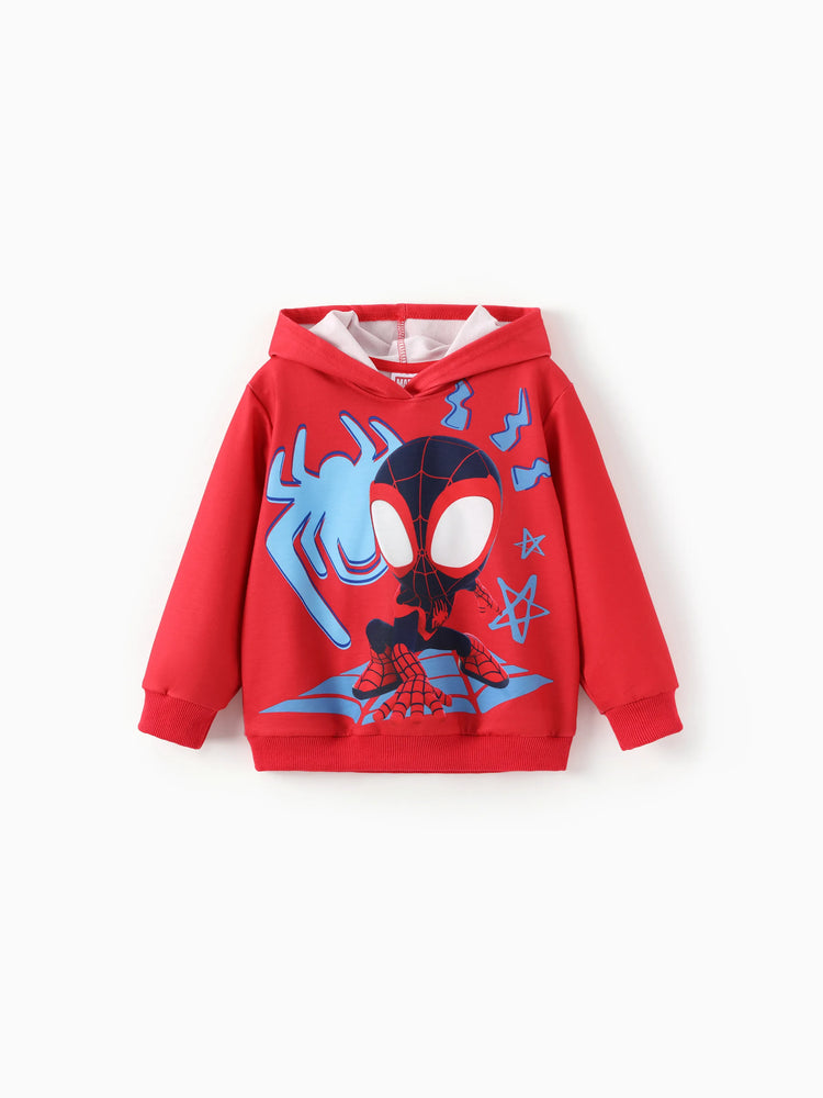 Marvel Toddler/Kids Boy Spider-Man Hooded Sweatshirt Red