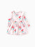 Disney Princess Baby Girl Ariel Print Ruffled Dress Pink