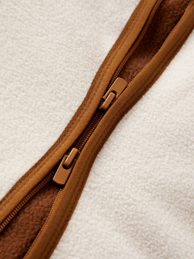 Unisex Jumpsuit 3D Hyper-Tactile Infant Outfit 2-way Onesies with Animal Pattern Apricot