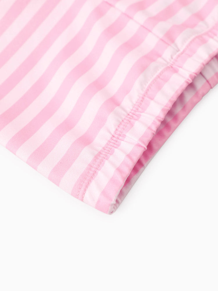 Ensemble 2 pièces tunique rayée à volants et leggings rose pour bébé/petite fille Disney Princess Ariel