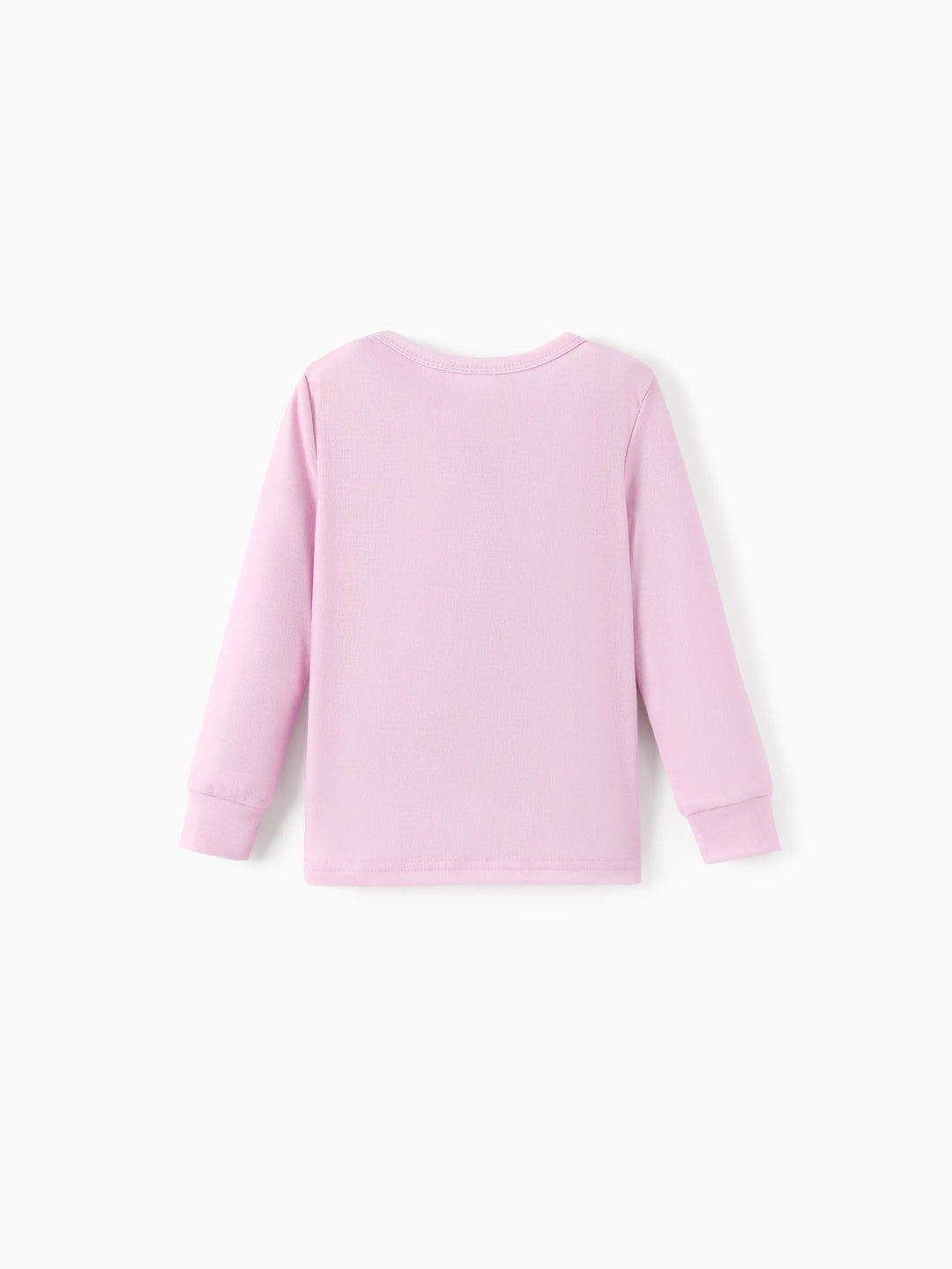 Conjunto de pijama de manga larga y ajustado de Peppa Pig para niña pequeña, 2 piezas, estampado de postres Naia, rosa claro