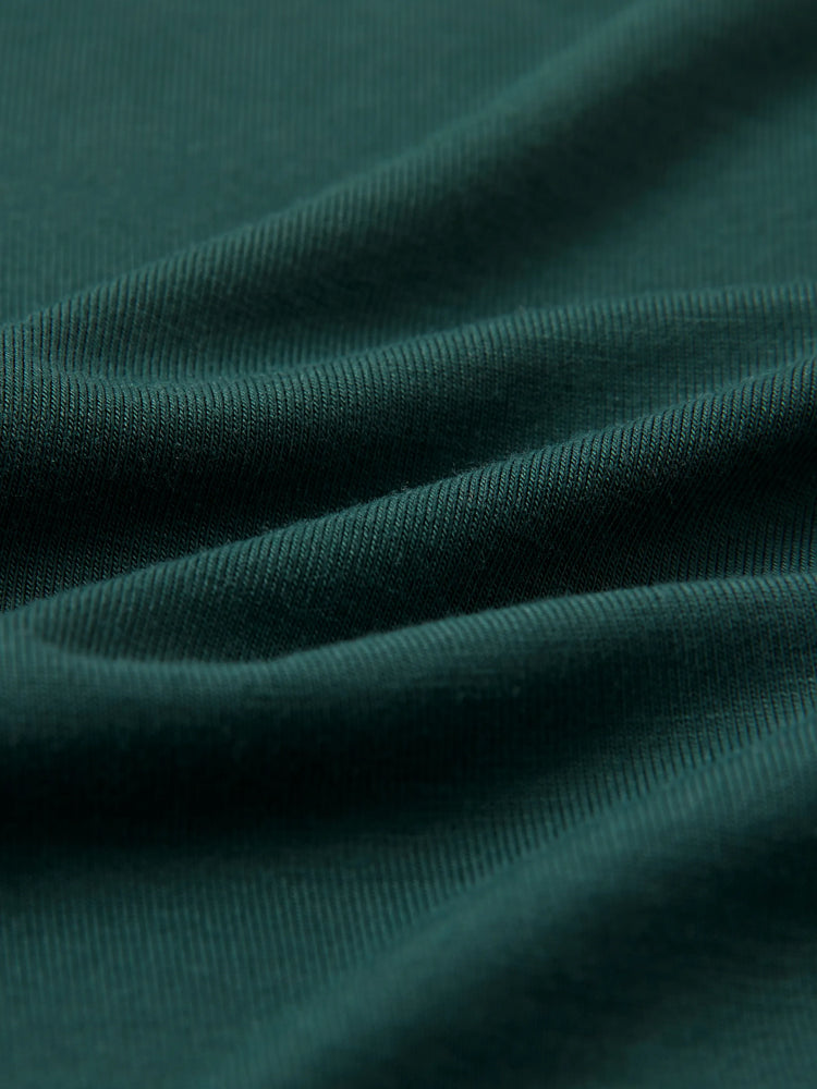 Bamboo Baby Bodysuits 2-piece Flora Long Sleeve Rompers for Baby Girls Infant Green