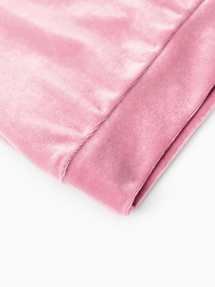 Disney Princess Toddler Girl Rapunzel 2pcs Fleece Sweatshirt and Flared Pants Set Pink