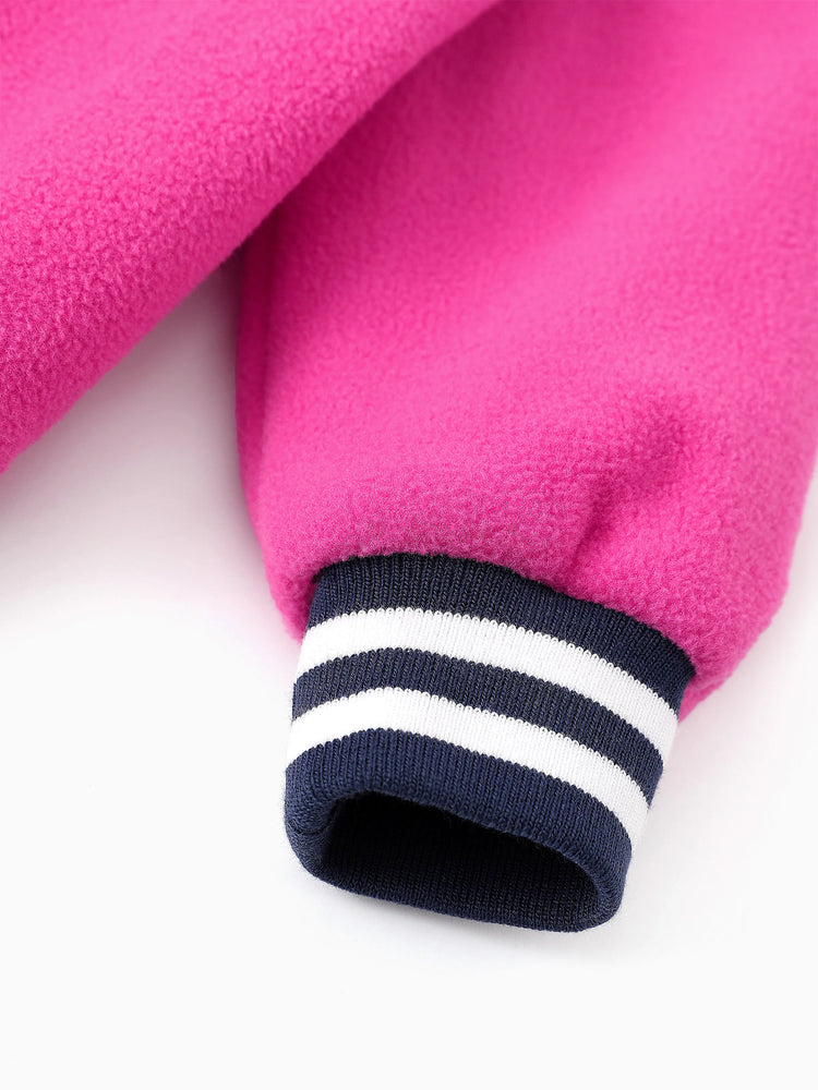 Barbie Toddler/ Kid Girl Fleece Bomber Jacket Hot Pink