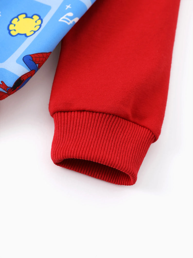 Marvel Toddler Boy Spider-Man Hoodie Sweatshirt Red