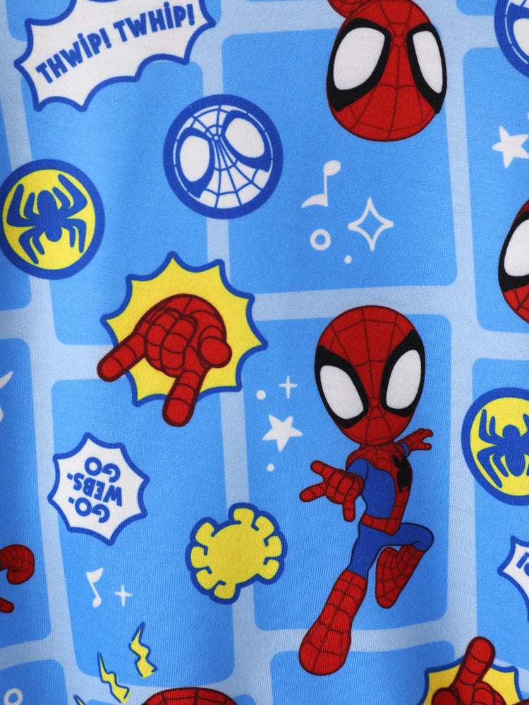 Marvel Toddler Boy Spider-Man Hoodie Sweatshirt Red