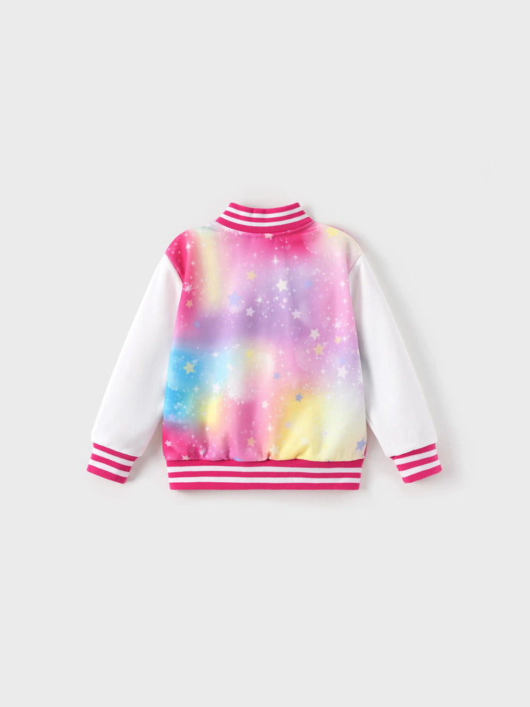 Veste bomber tie-dye My Little Pony pour petite fille, rose vif