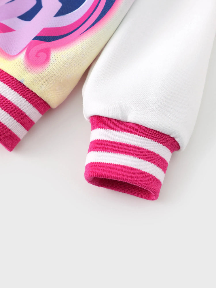 Veste bomber tie-dye My Little Pony pour petite fille, rose vif