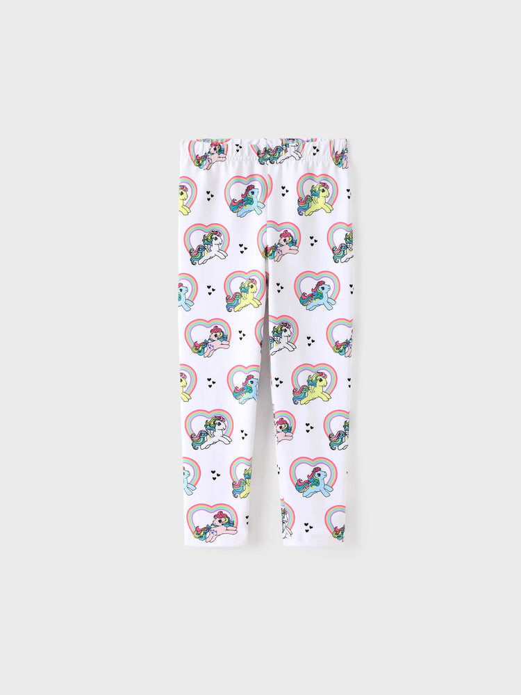 Ensemble 2 pièces t-shirt et leggings à imprimé cœur My Little Pony pour petite fille, rose