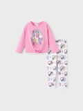 Ensemble 2 pièces t-shirt et leggings à imprimé cœur My Little Pony pour petite fille, rose