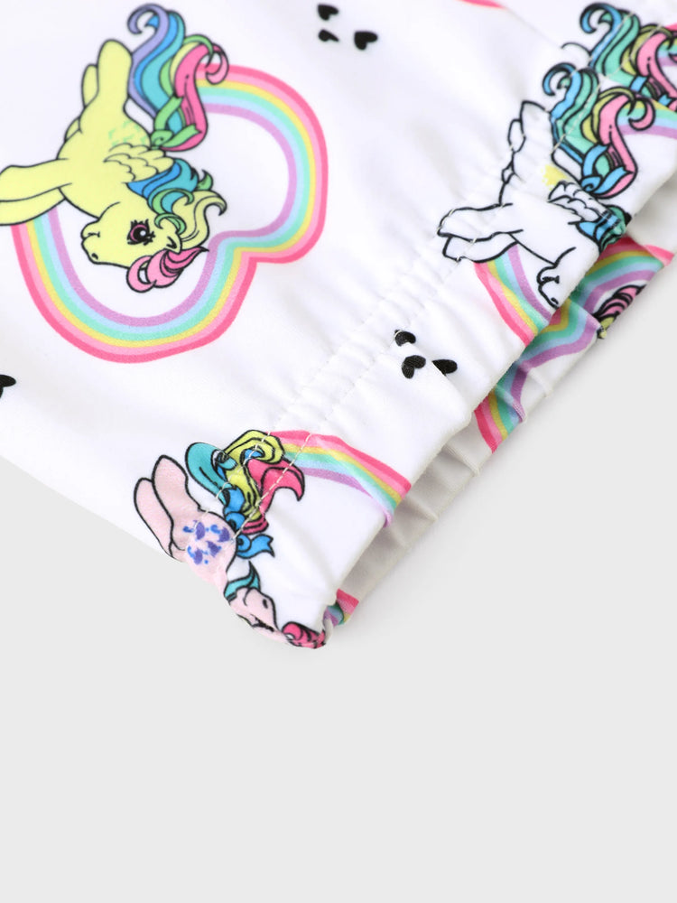 Ensemble 2 pièces t-shirt et leggings à imprimé cœur My Little Pony pour petite fille, rose