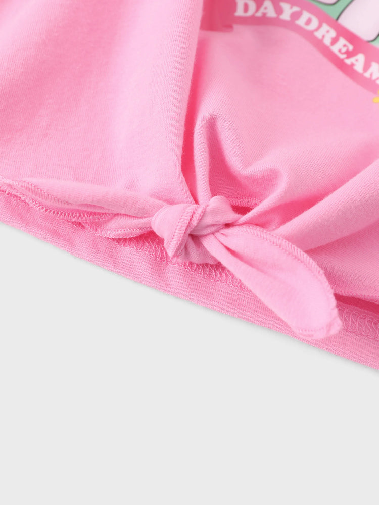 Ensemble 2 pièces t-shirt et leggings à imprimé cœur My Little Pony pour petite fille, rose