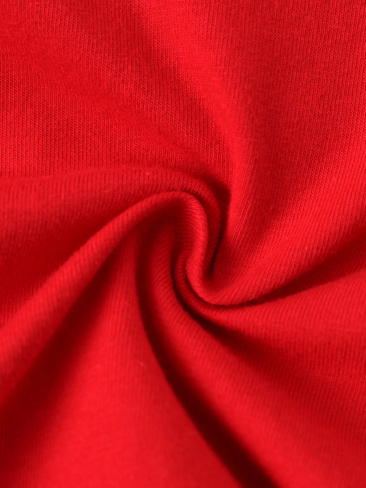 Robe de Noël Peppa Pig à manches flottantes pour petite fille, rouge