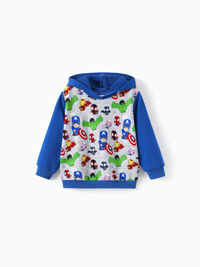 Marvel Toddler Boy Spider-Man Hoodie Sweatshirt Blue